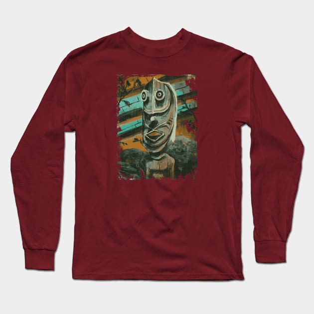 Backstage Tiki Long Sleeve T-Shirt by zerostreet